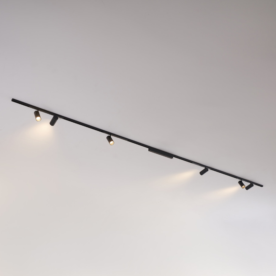 Kit 3 rails + 6 spots LED orientables - LYNE
