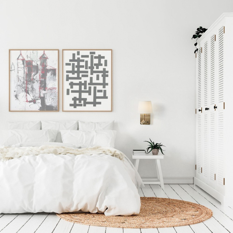 Applique Tête De Lit Laiton Lampe Et Liseuse Room2 Usb-C