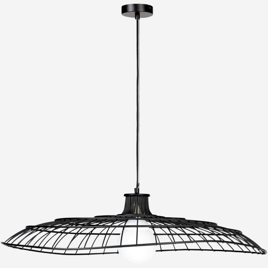 Suspension et lustre acier NELLY