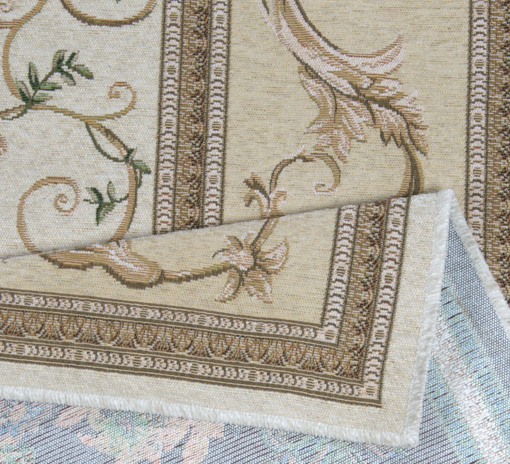 Tapis floral Flomi Florentina, tissé, plat