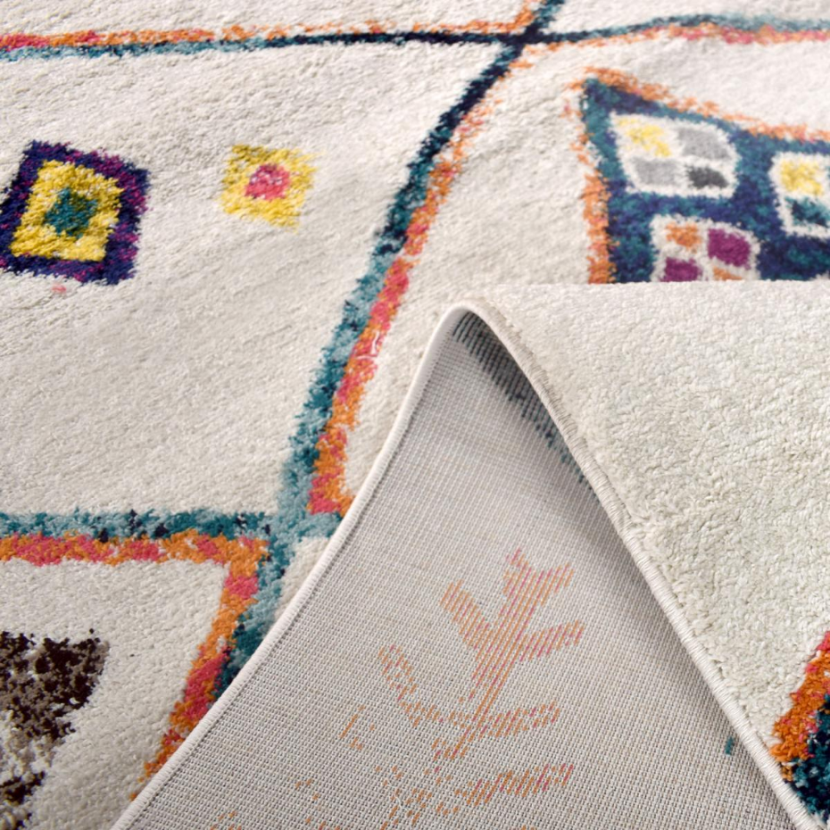 Tapis berbère tissé motifs tribaux LYN5 OURIKA C