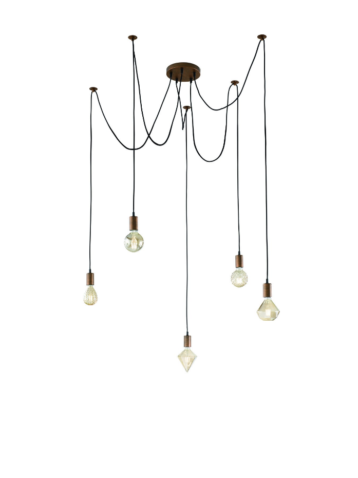 Suspension en métal scandinave, CORDE