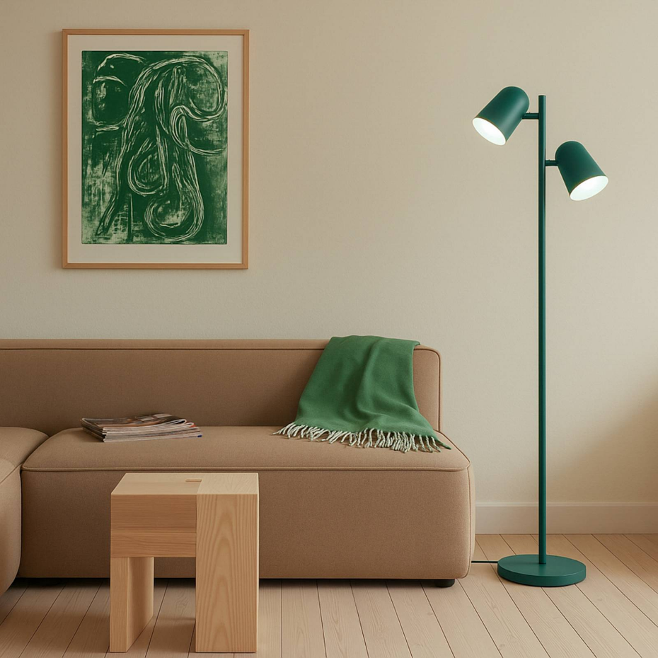 Lampadaire en métal moderne, Isara