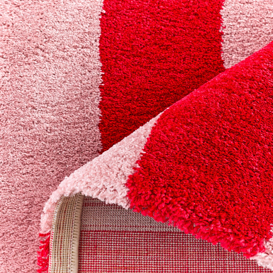 Tapis bicolore à rayures GROOVY