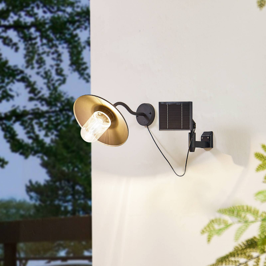 Lampe solaire extérieure en aluminiumLED