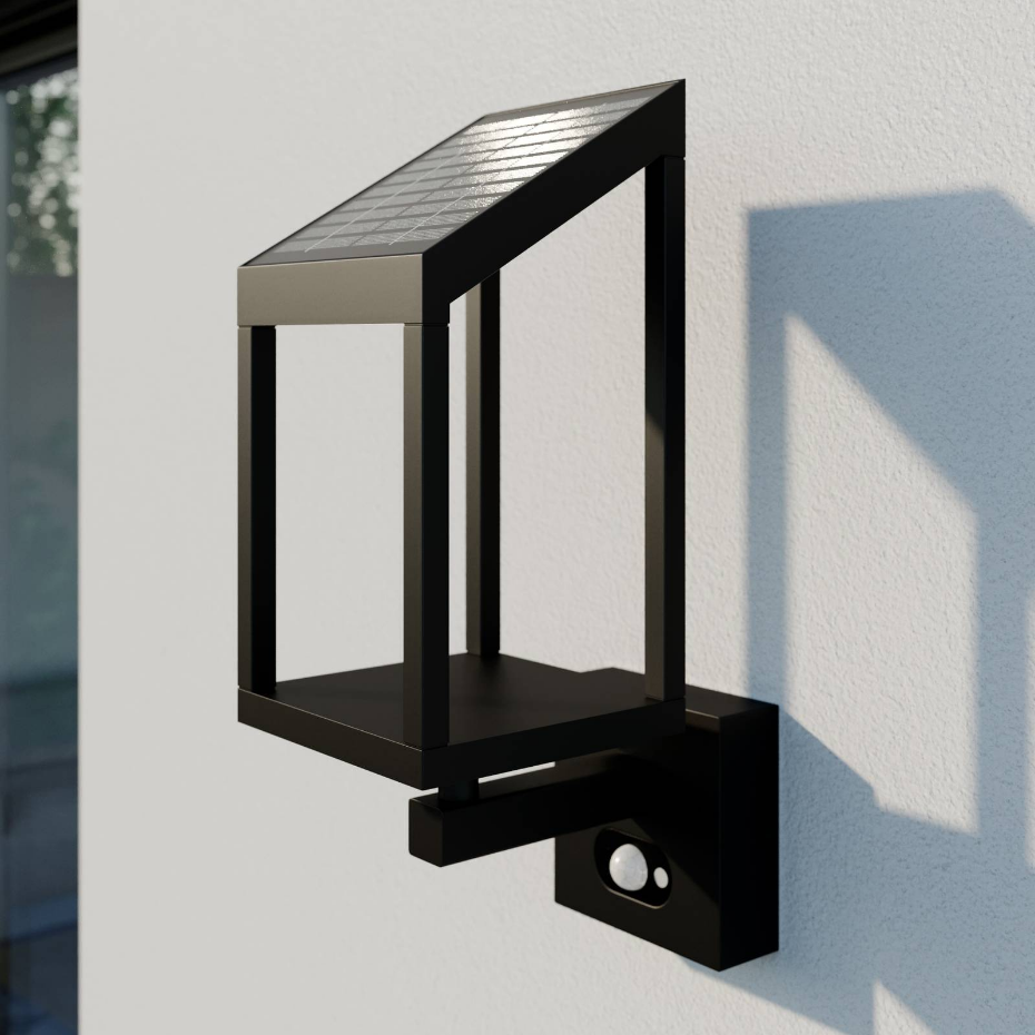 Lampe solaire extérieure en aluminiumLED