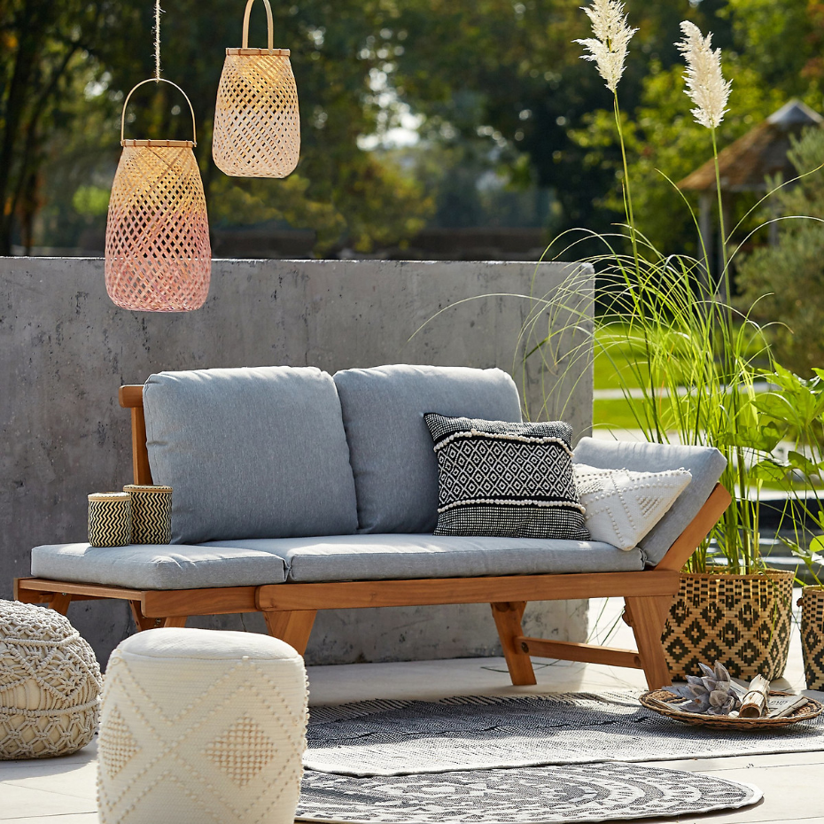 Canapé de jardin modulable Celena