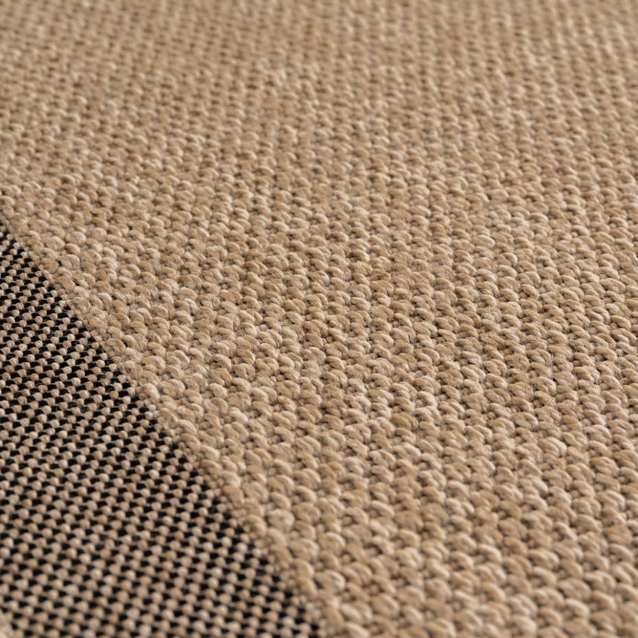 Tapis intérieur extérieur effet jute LINORA