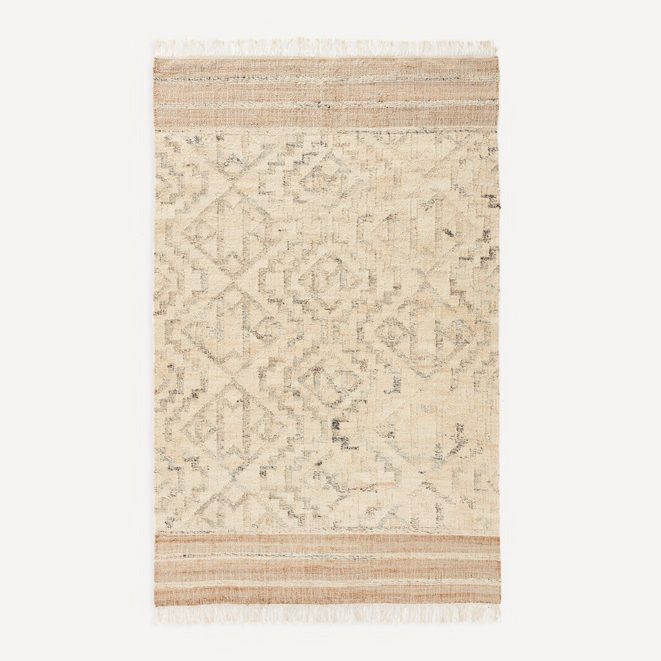 Tapis en jute, tissé main, Jelena