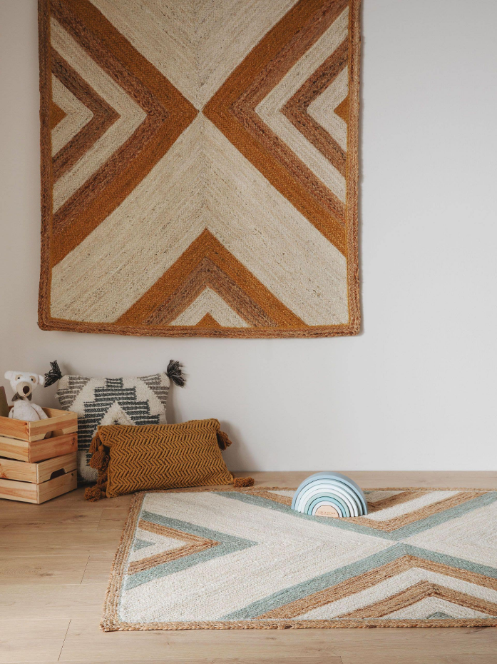 Tapis enfant tissé main FRIEDA