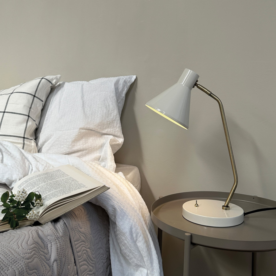 Lampe à poser en Métal, crème blanc SLEEP
