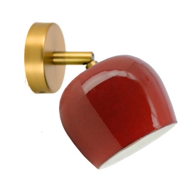 Applique Articulée Céramique Marcel Rouge