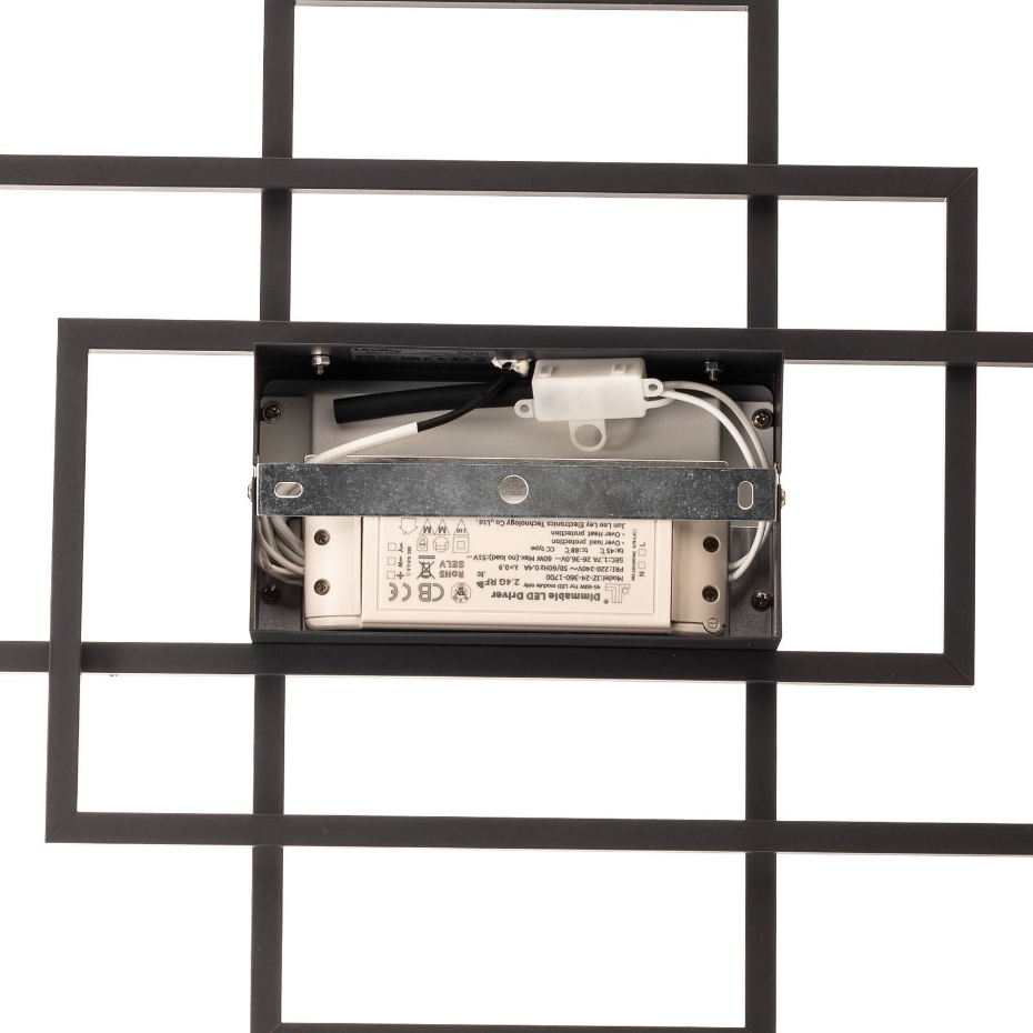 Plafonnier en aluminium moderneLED, Ismera