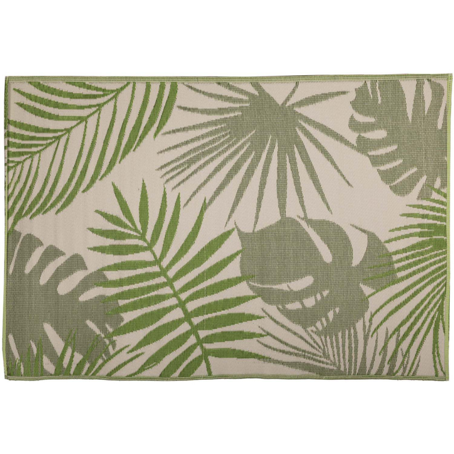 Grand tapis de jardin réversible 242,5 x 150 cm Jungle