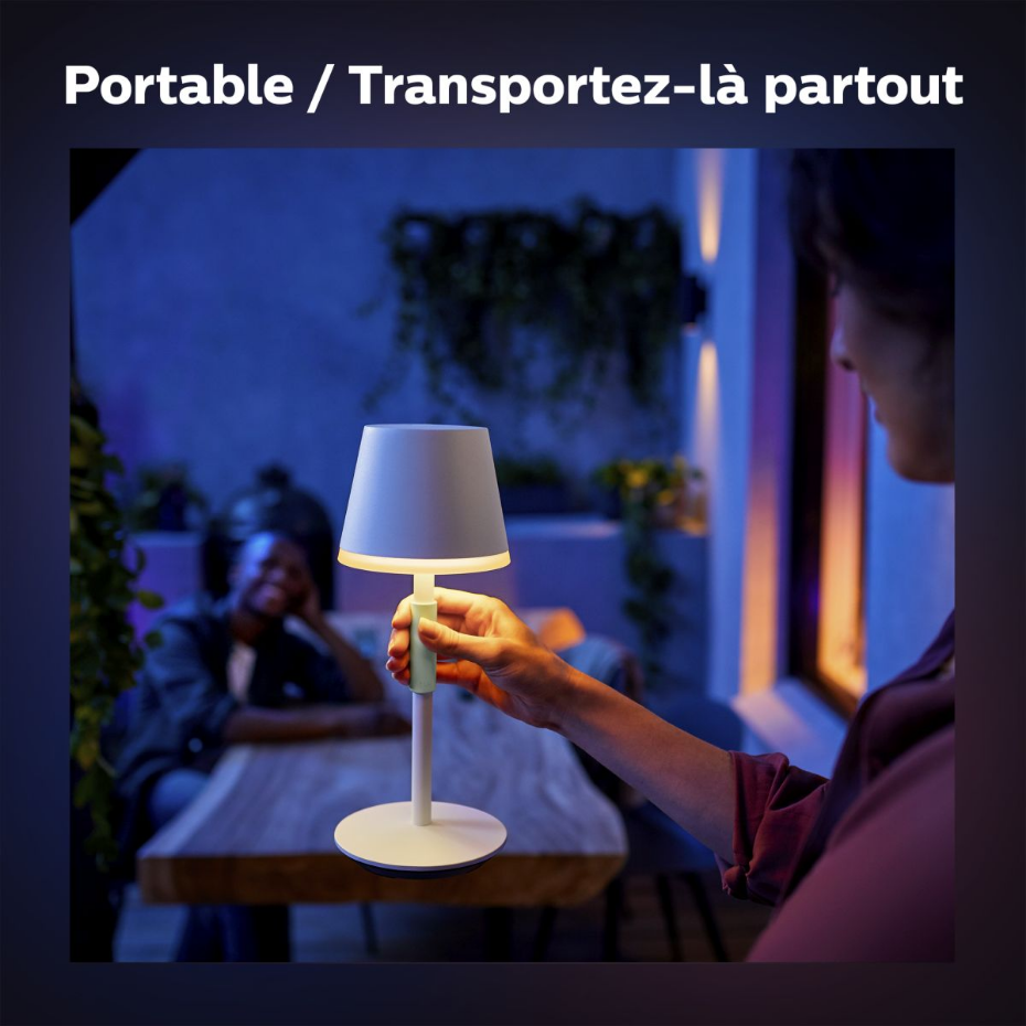 Lampe connectée GO Blanc White&Color Ambiance