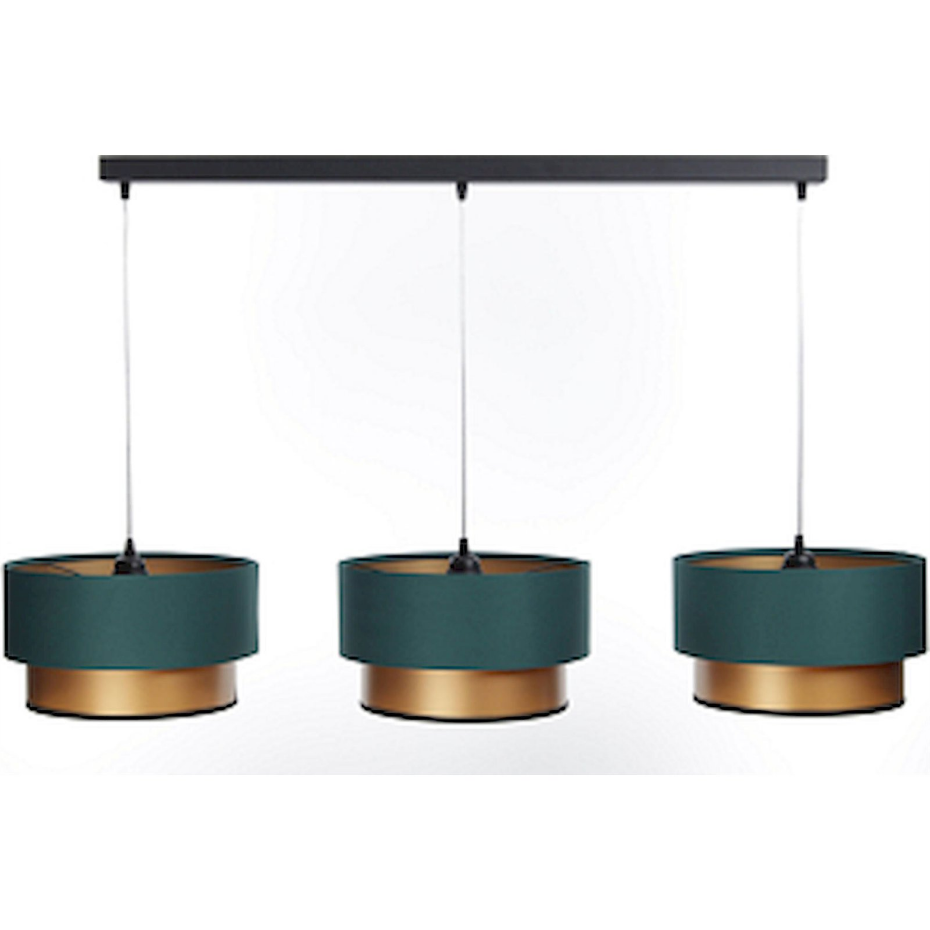 Suspension rectangulaire en tissu Duo ellegant