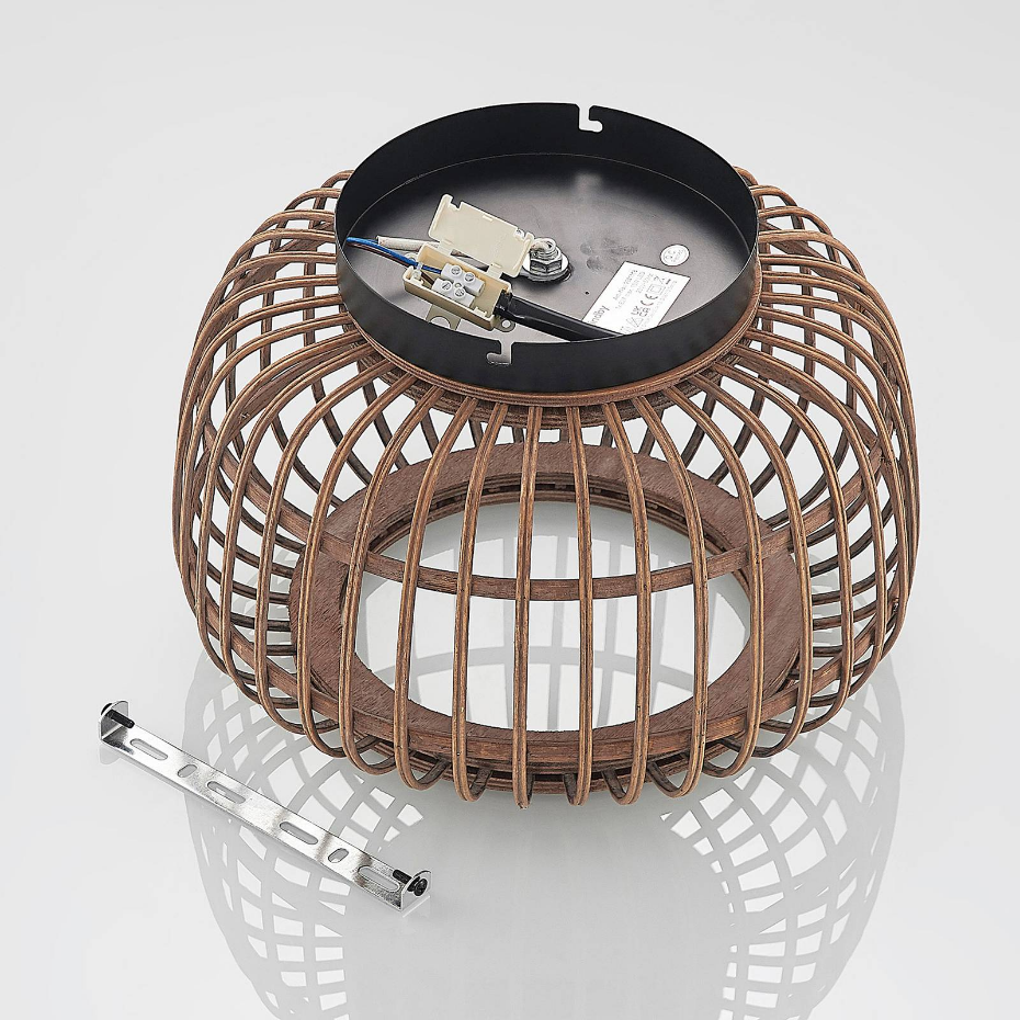 Plafonnier en bois scandinave, Bominio