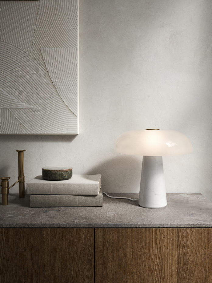Lampe à poser GLOSSY Marbre