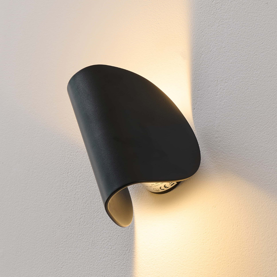 Applique noire avec LED orientable - NOTTE