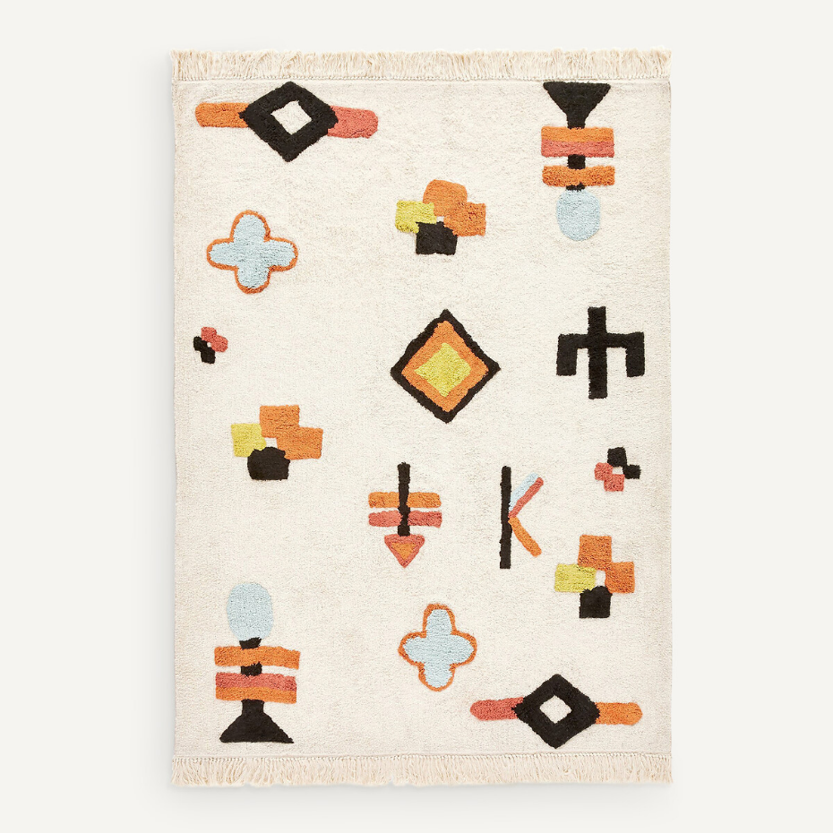Tapis enfant coton biologique, Ivica