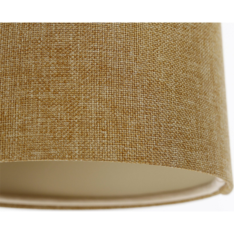 Suspension en lin rond Boho Elegant