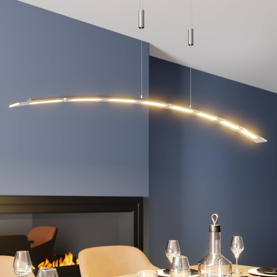 Suspension en verre moderneLED, Manon