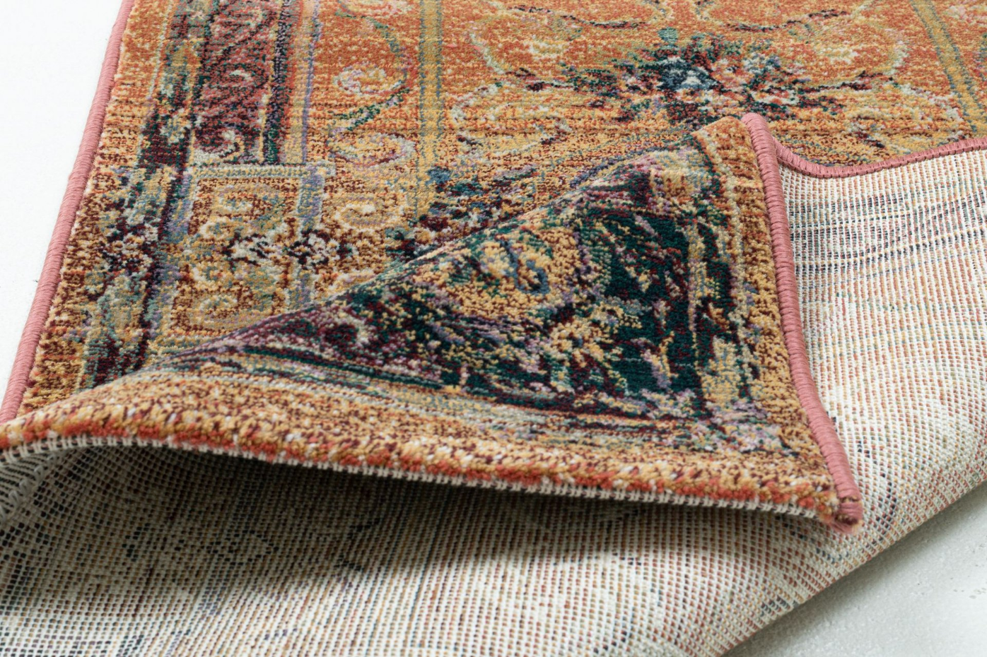 Tapis Gabiro Medaillon, tissé, rond
