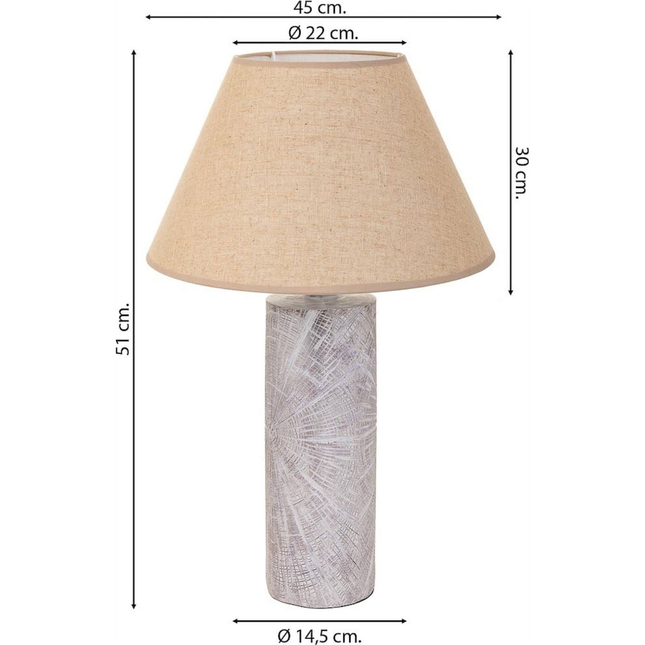Lampe de table en résine forme carrée style contemporain