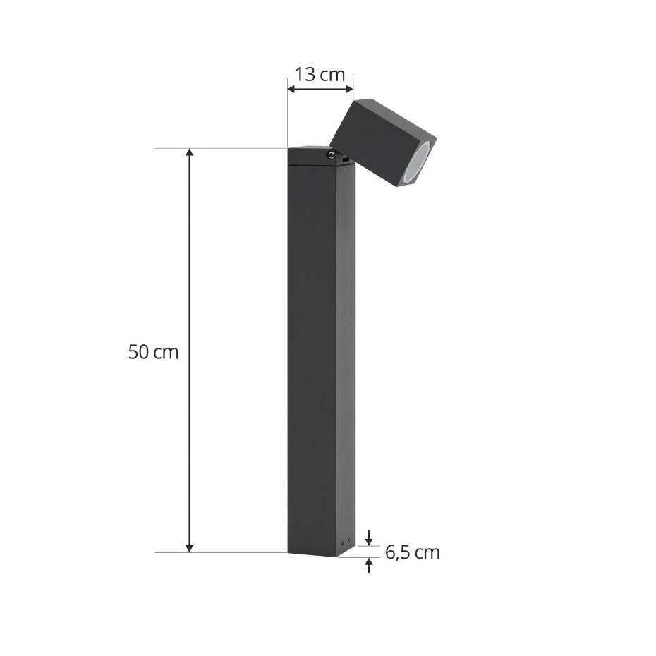 Luminaire extérieur en aluminium moderne