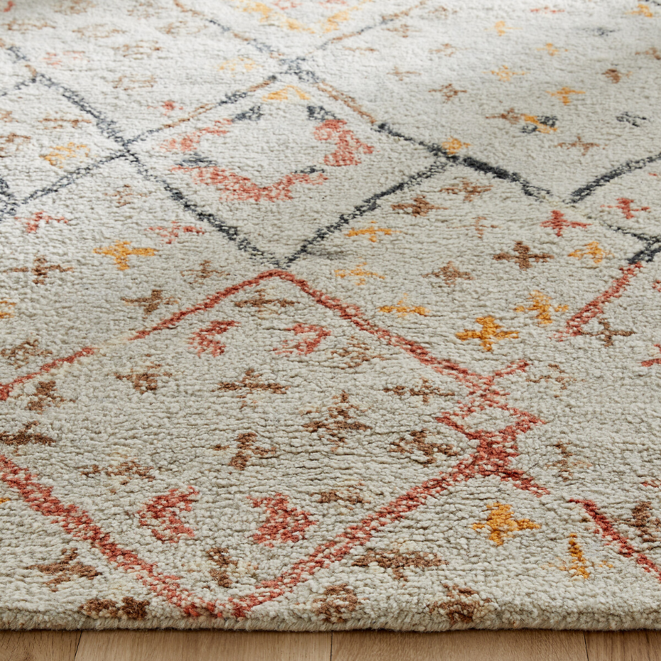 Tapis épais en laine, tufté main, Ashwin