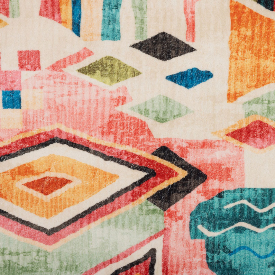 Tapis de bain moelleux aux couleurs vives - ARIELLA