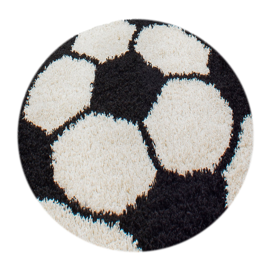 Tapis rond enfant motif ballon FUN