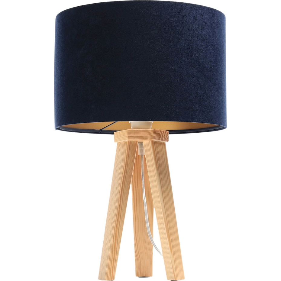 Lampe de chevet en bois Glamour