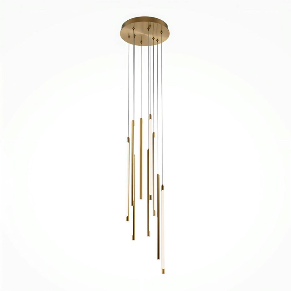 Lustre 9 lampes LED en cascade SALEM