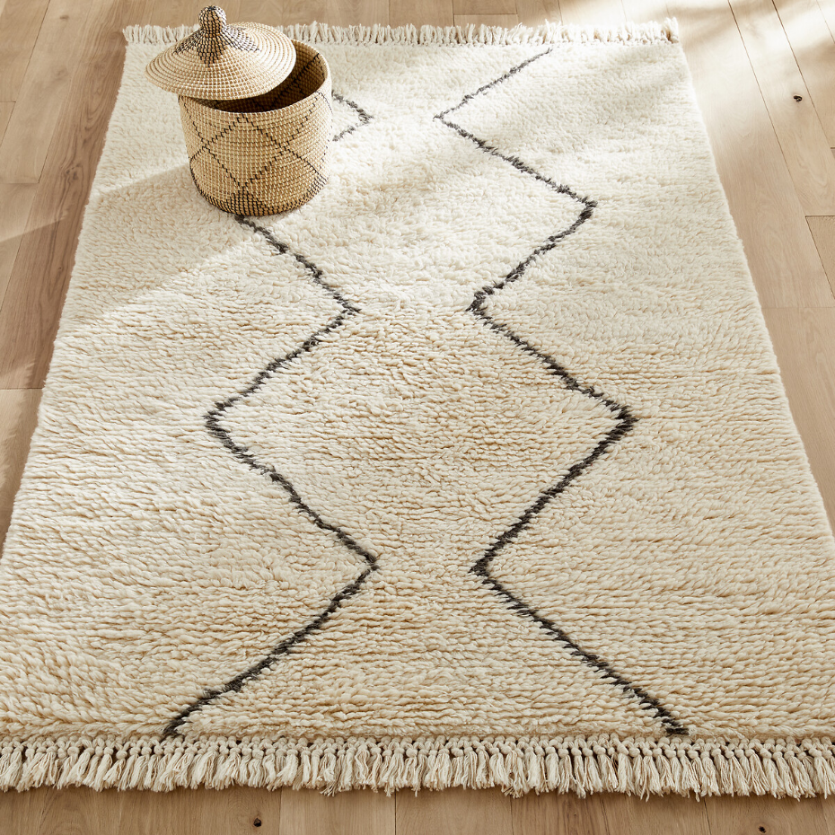 Tapis style berbère en laine, Nyborg