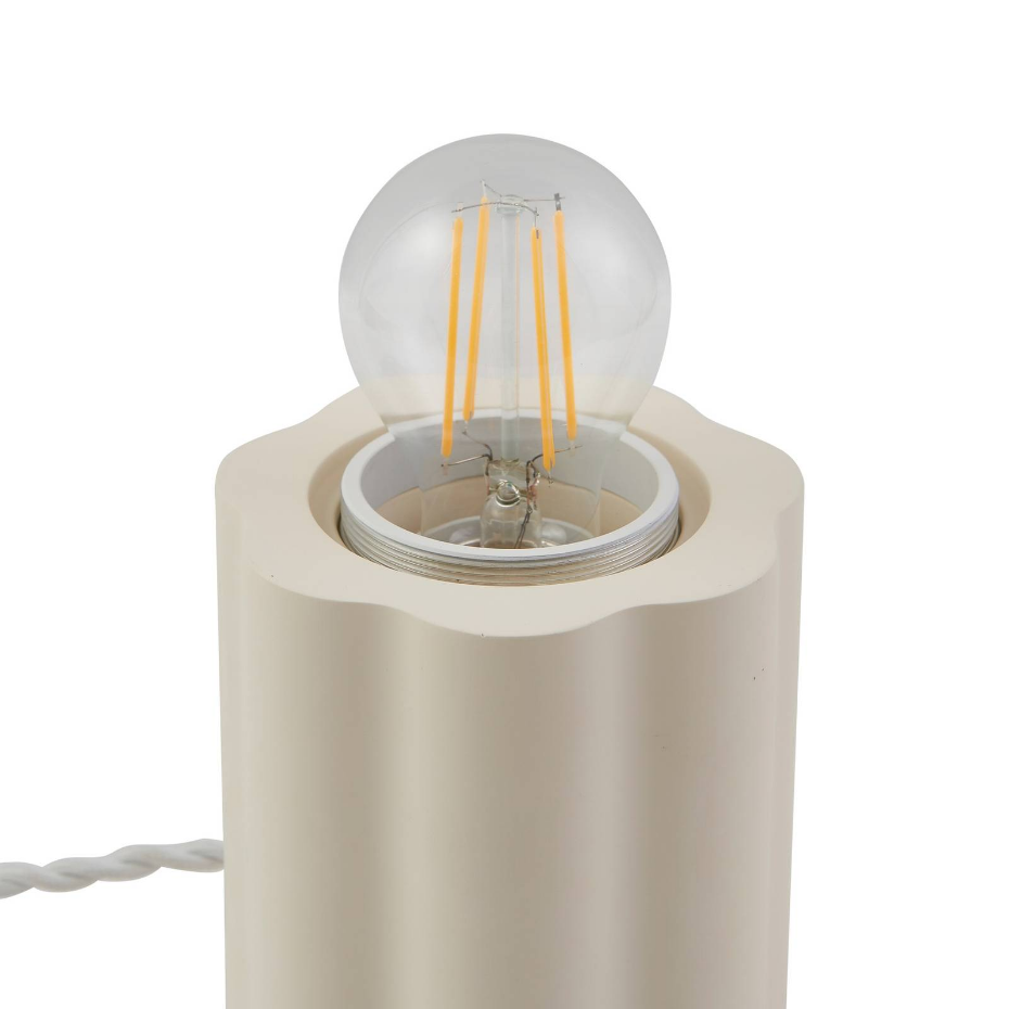 Lampe à poser en plâtre moderne, Nielson