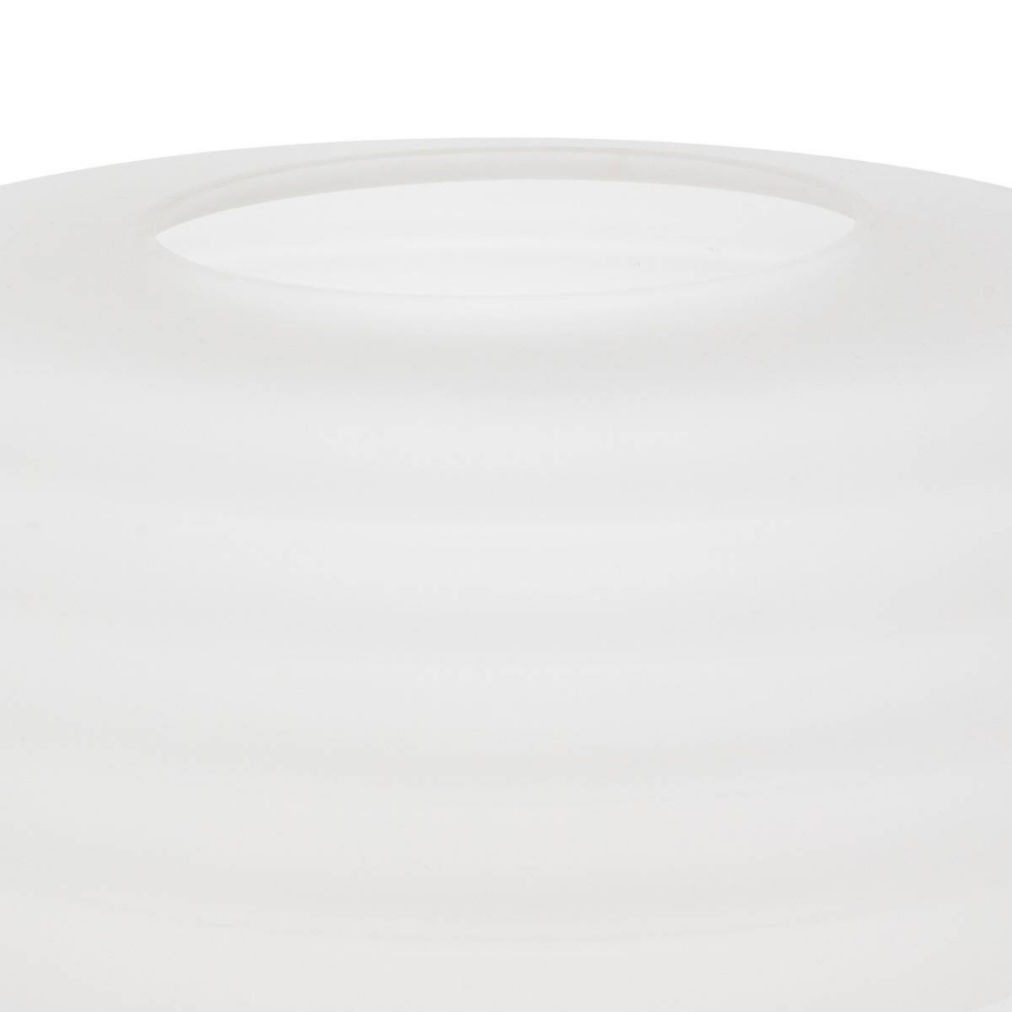 Lampe à poser verre sablé et grès ASTI