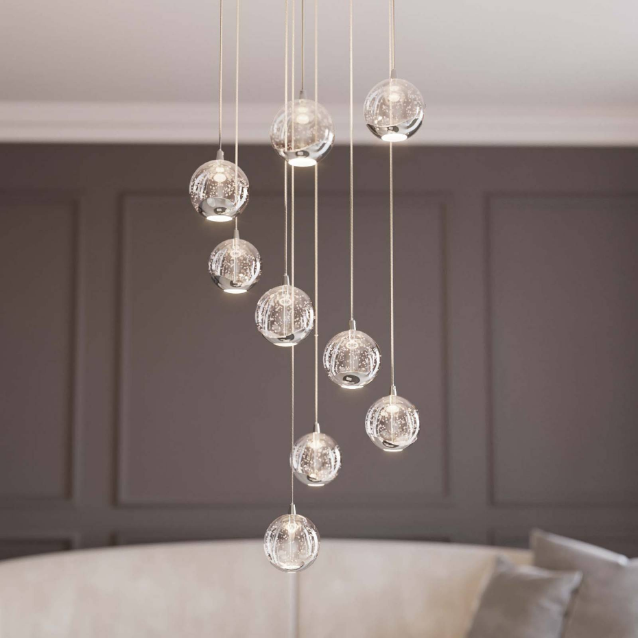 Suspension en verre designLED, Hayley