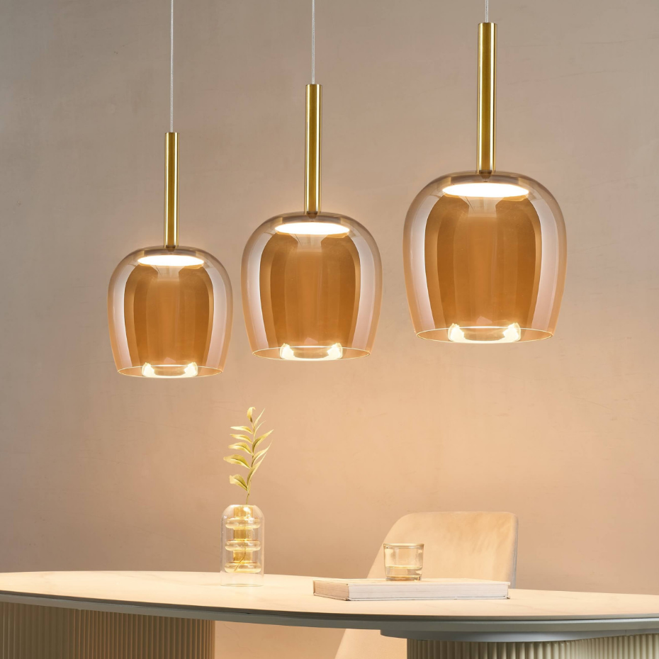 Suspension LED globe élégant - ERISKA