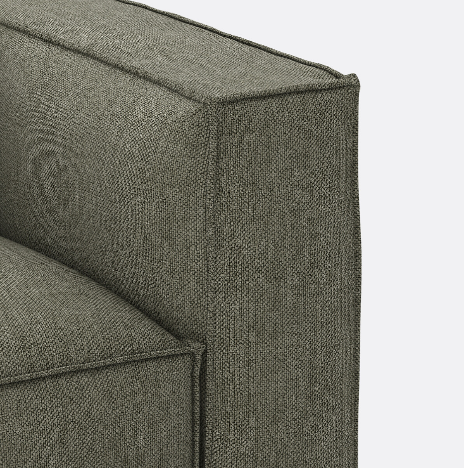 Modulable 3 places, tissu texturé, Seven