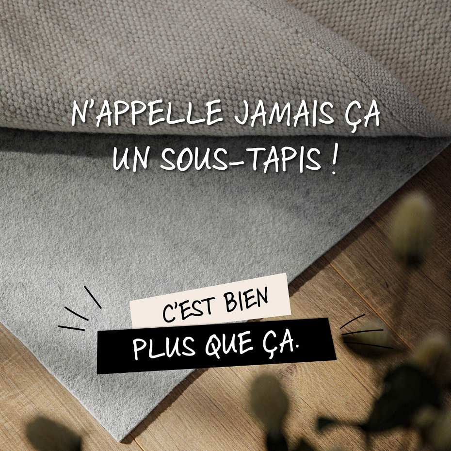 Sous-tapis antidérapant rond basic ,  RugPad Basic