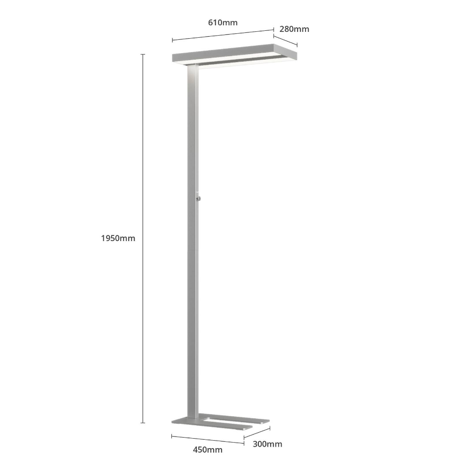 Lampadaires de bureau en aluminium moderneLED
