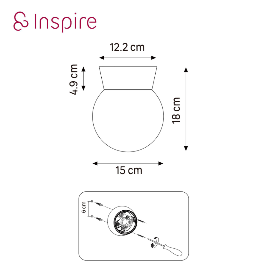 Plafonnier sans source, INTI