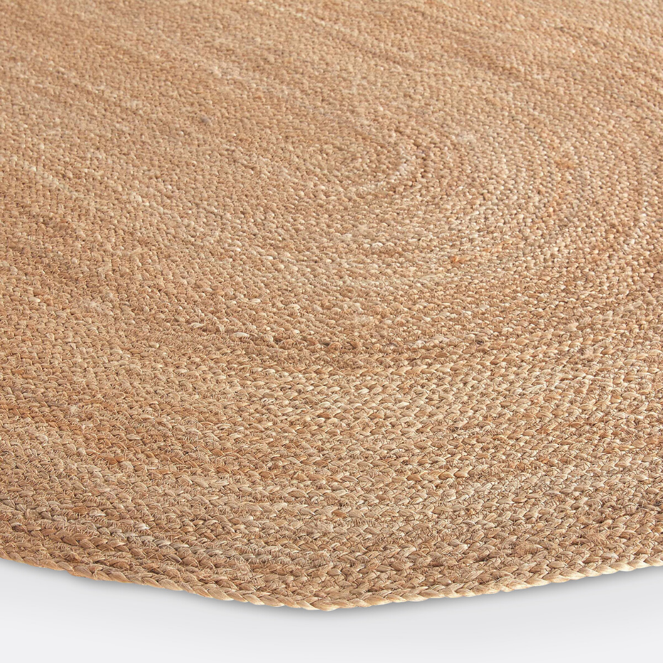 Tapis ovale en jute, Aftas