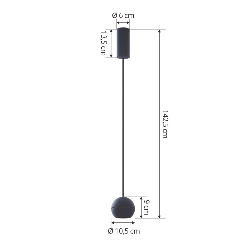 Suspension en aluminium designLED, Plarion