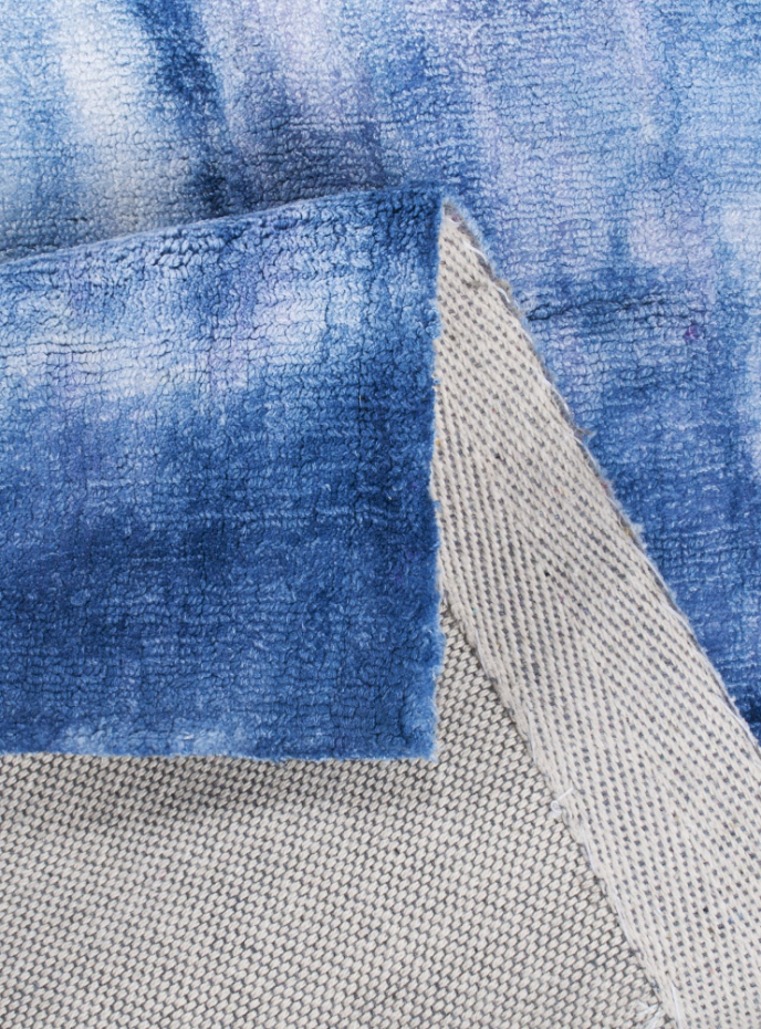 Tapis en viscose tissé main aspect vieilli - Shine