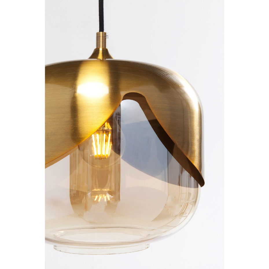 Suspension en verre et acier, GOBLET BALL