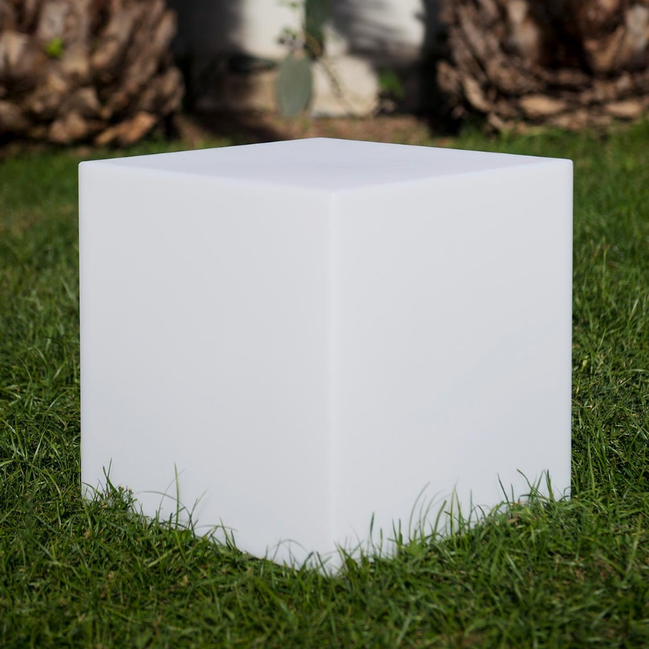 Cube lumineux sans fil multicolore CARRY H40cm