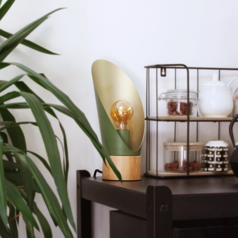 Lampe De Table Spoon Verte