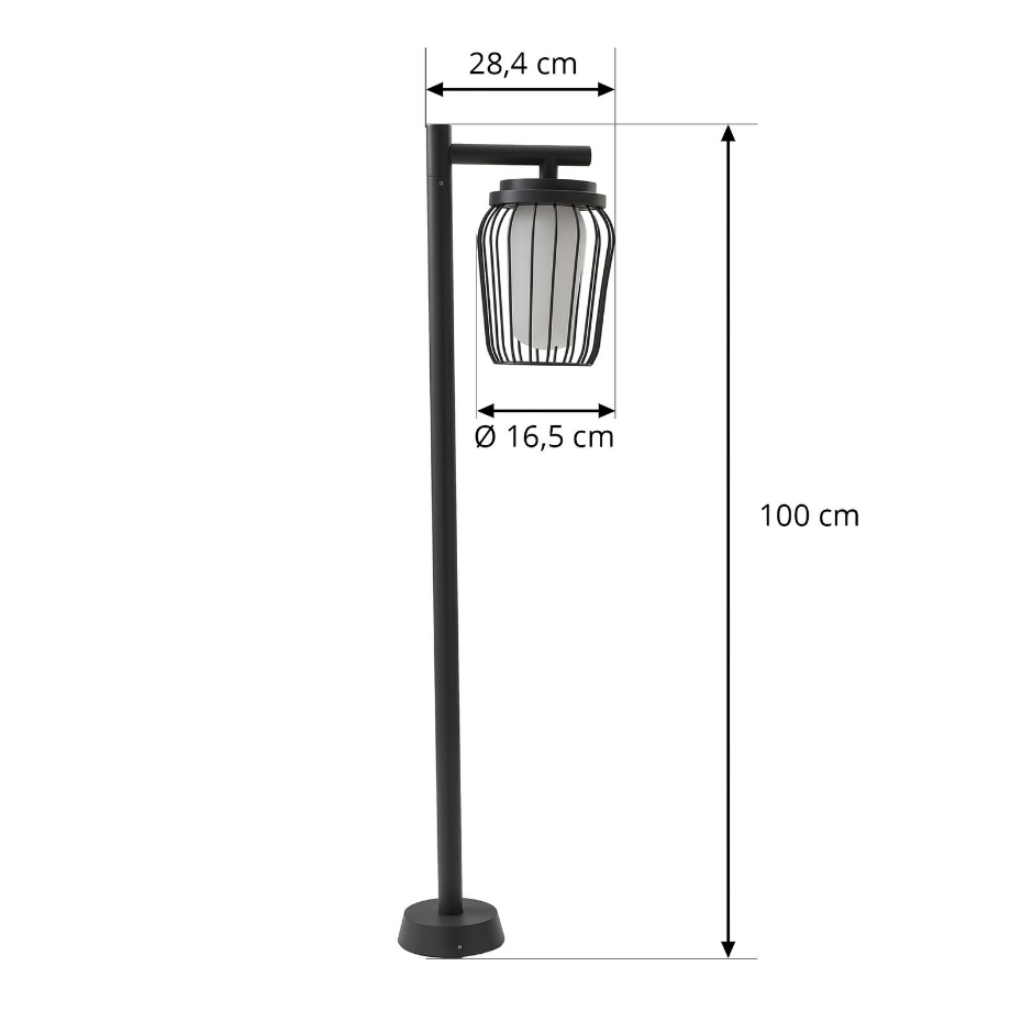 Luminaire extérieur en aluminium moderne